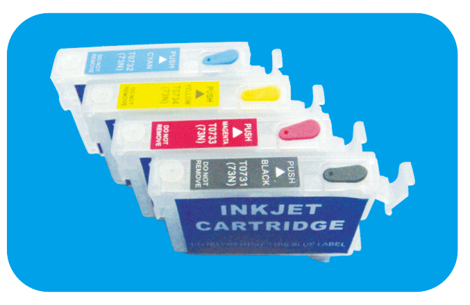 Epson T0731N-T0734N  Refillable ink cartridge